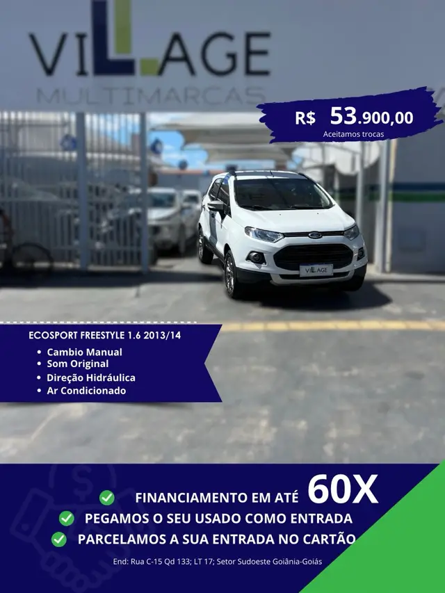 Carro Ford EcoSport 2014 Ecosport Freestyle Plus 1.6 16V (Flex)