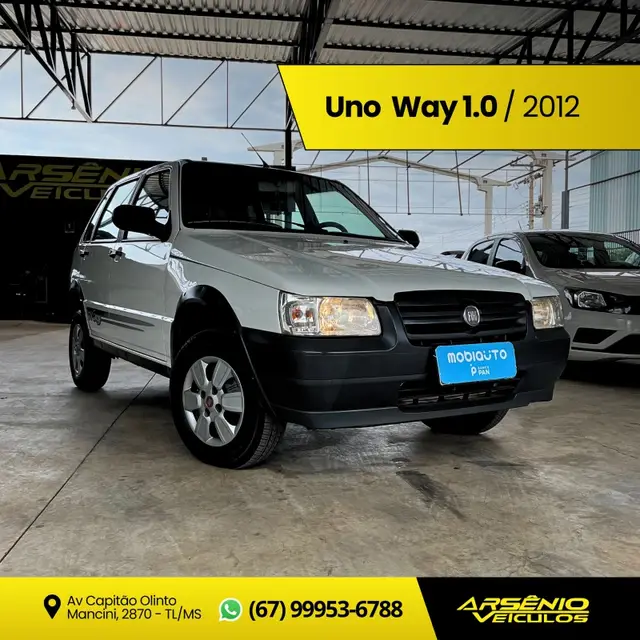 Carro Fiat Uno Mille 2012 Fire Economy Way 1.0 (Flex) 4p