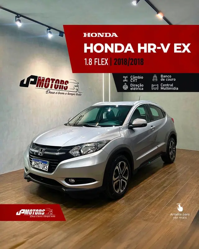 Carro Honda HR-V 2018 EX CVT 1.8 I-VTEC FlexOne