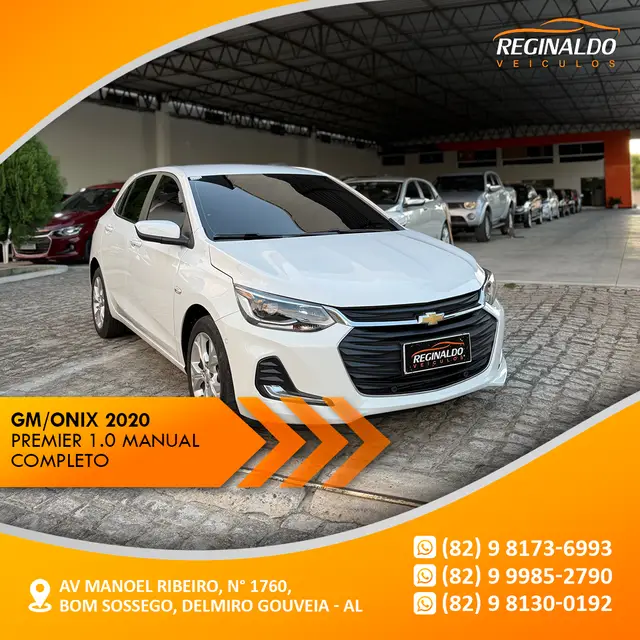 Carro Chevrolet Onix 2020 Premier 1.0 Turbo (Flex) (Aut)