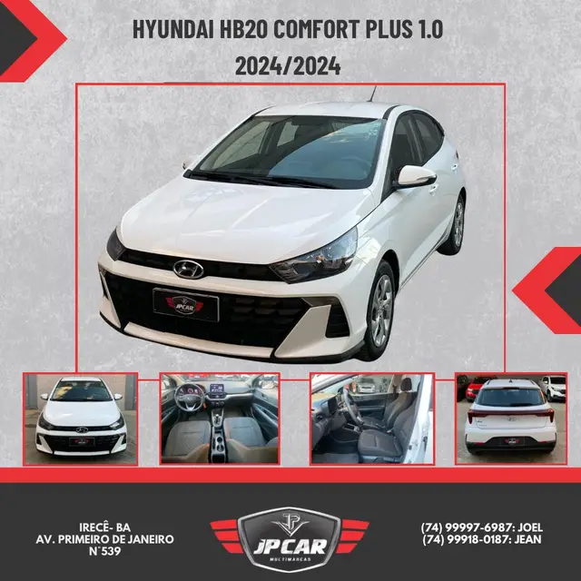 Carro Hyundai HB20 2024 Comfort 1.0 (Flex)
