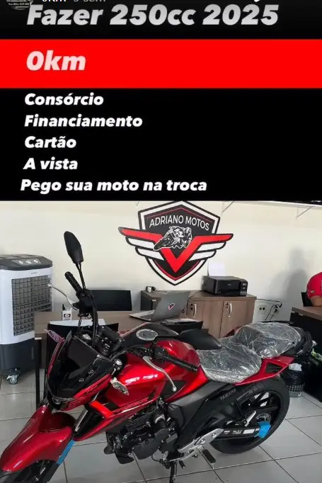 Moto Yamaha Fazer FZ25 2025 ABS