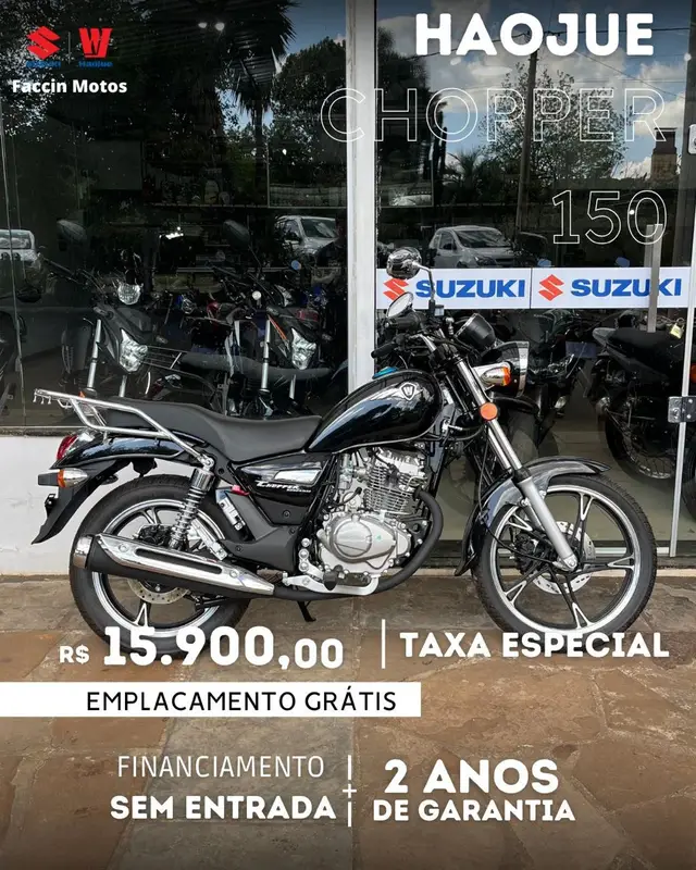 Carro Haojue Chopper Road 150 2025 149 cc