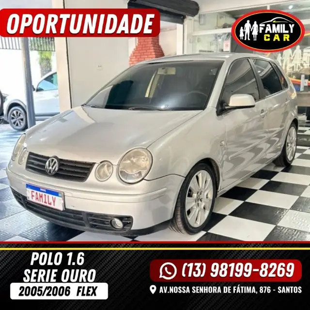Carro Volkswagen Polo 2006 Hatch. Série Ouro 1.6 8V (Flex)