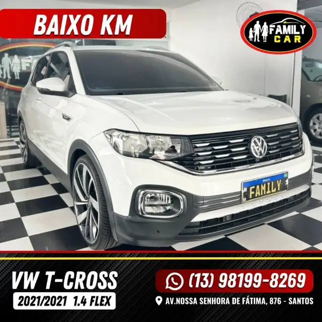 Carro Volkswagen T-Cross 2021 1.4 TSI Highline (Aut) (Flex)