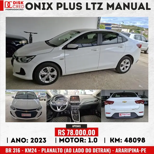 Carro Chevrolet Onix 2023 LT 1.0 Turbo