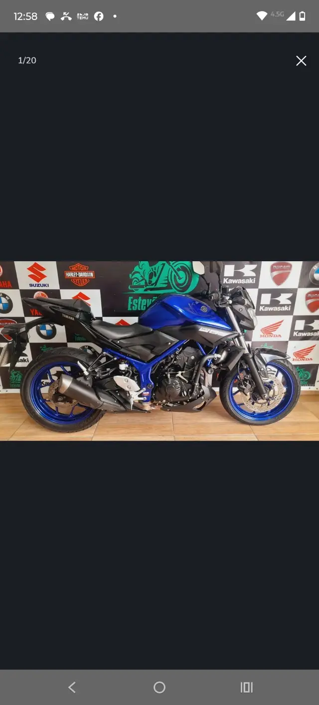 Carro Yamaha MT-03 2020 ABS