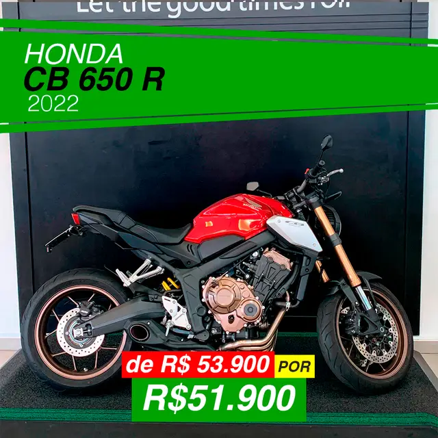 Carro Honda CB 650R 2022 (ABS)