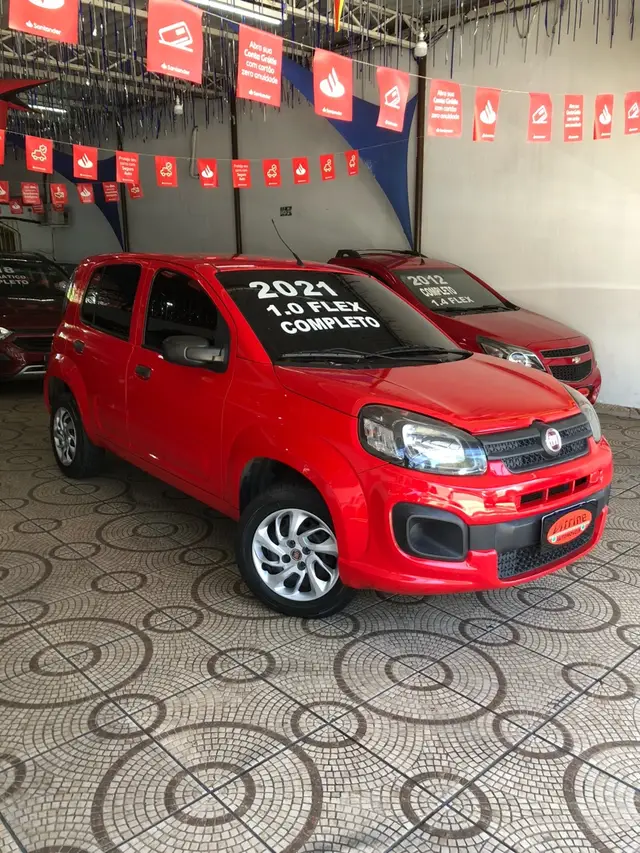 Carro Fiat Uno 2021 Attractive 1.0