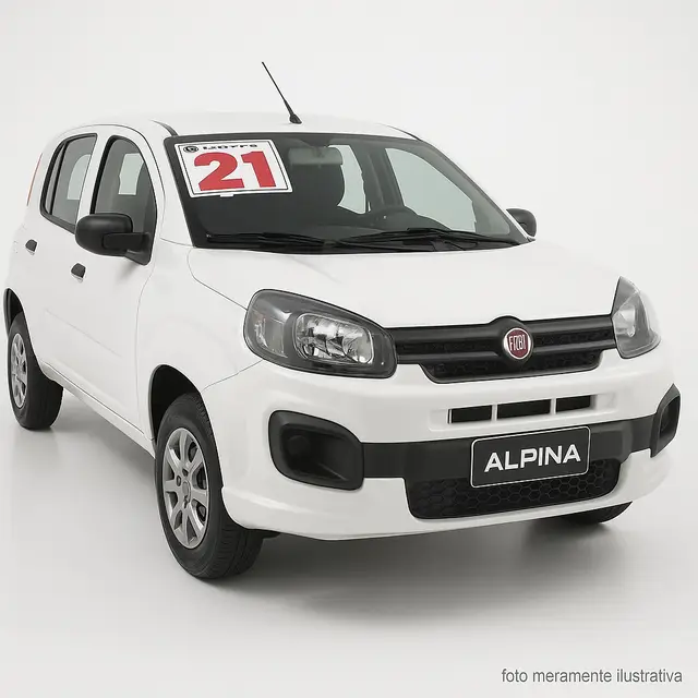 Carro Fiat Uno 2021 Attractive 1.0