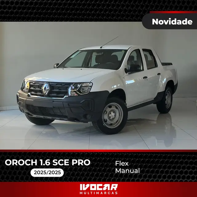 Carro Renault Oroch 2025 Pro 1.6 (Flex)