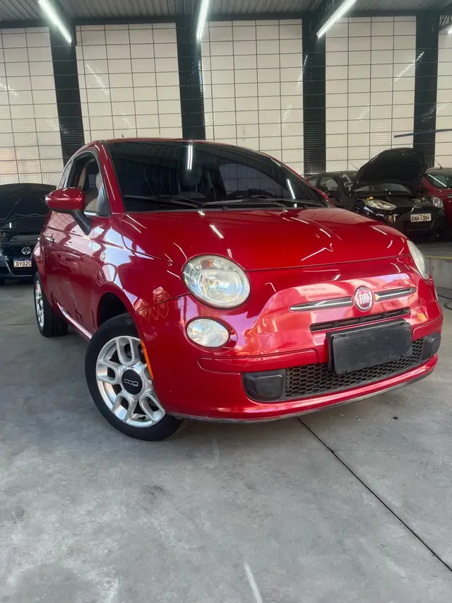 Carro Fiat 500 2013 Cult Dualogic 1.4 8V