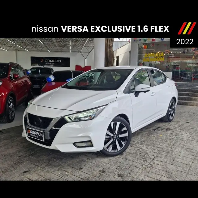 Carro Nissan Versa 2022 Exclusive 1.6 (Flex) (Aut)
