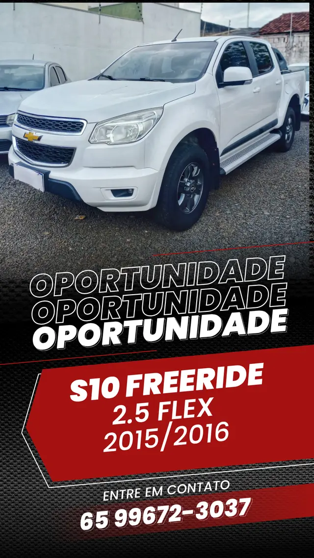 Carro Chevrolet S10 Cabine Dupla 2016 S10 2.5 Freeride (Cabine Dupla)
