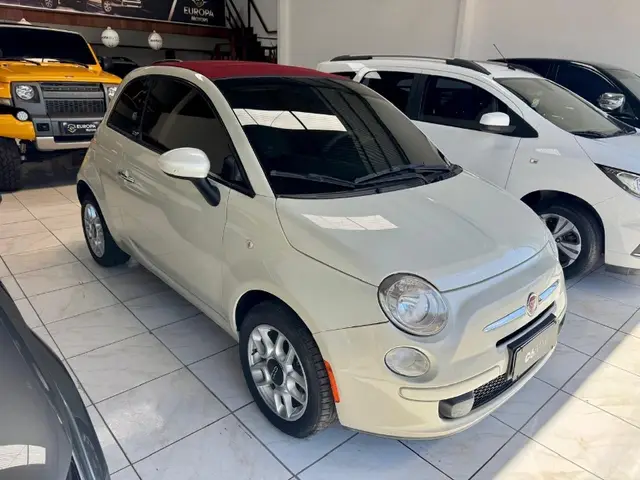 Carro Fiat 500 2014 Cabrio Dualogic 1.4 Evo (Flex)