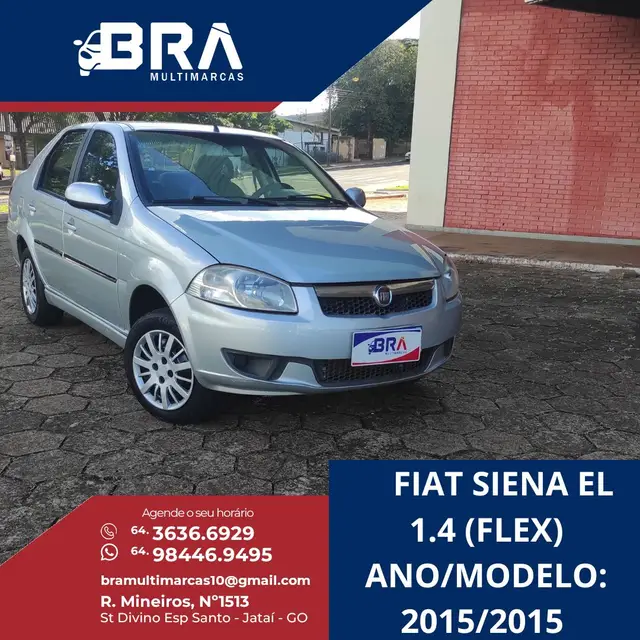Carro Fiat Siena 2015 EL 1.4 8V (Flex)