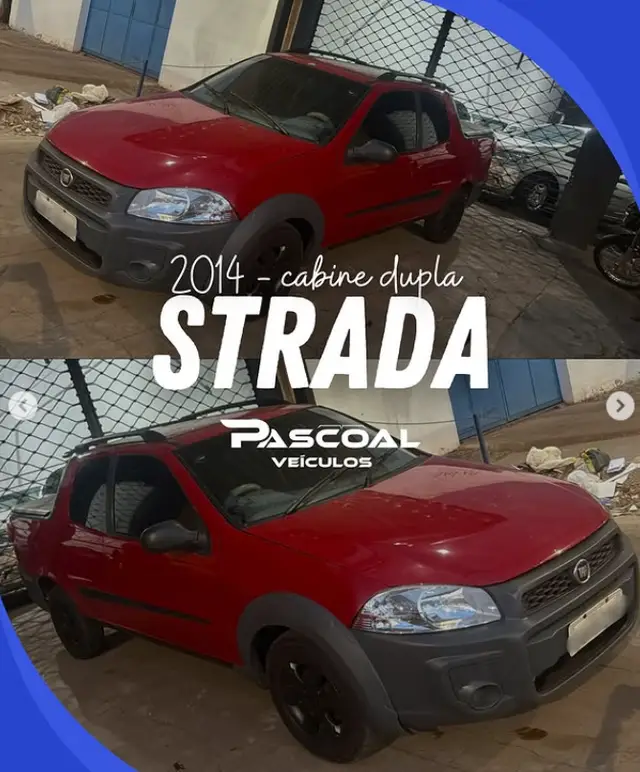 Carro Fiat Strada 2014 Working 1.4 (Flex)