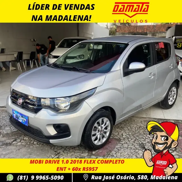 Carro Fiat Mobi 2018 FireFly Drive 1.0 (Flex)