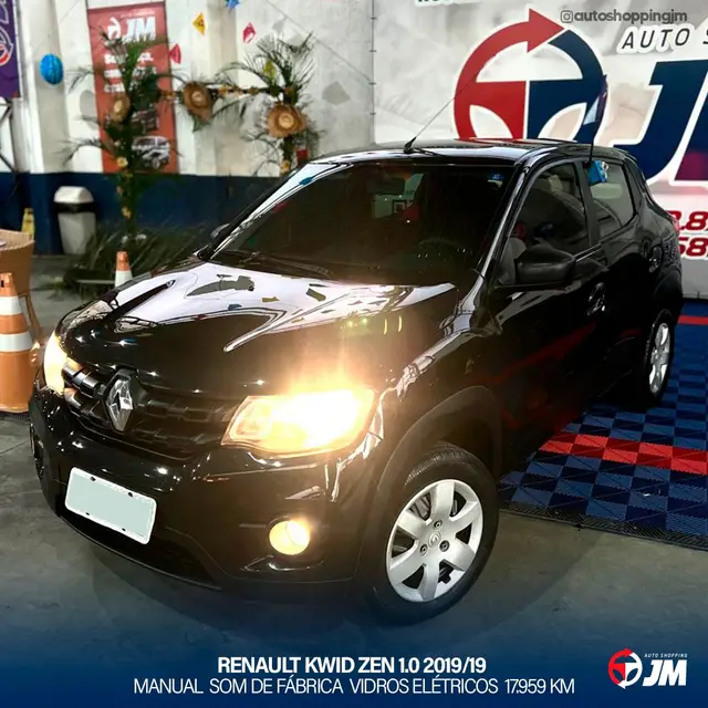 Carro Renault Kwid 2019 Zen 1.0 12v SCe (Flex)