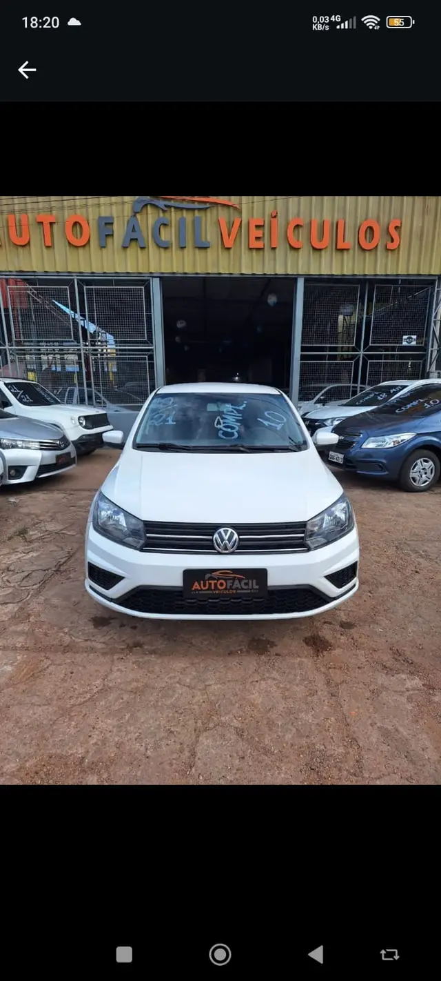 Carro Volkswagen Voyage 2021 1.0 MPI (Flex)