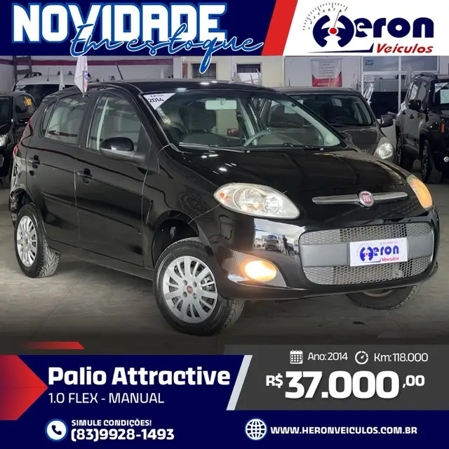 Carro Fiat Palio 2014 Attractive 1.0 8V (Flex)