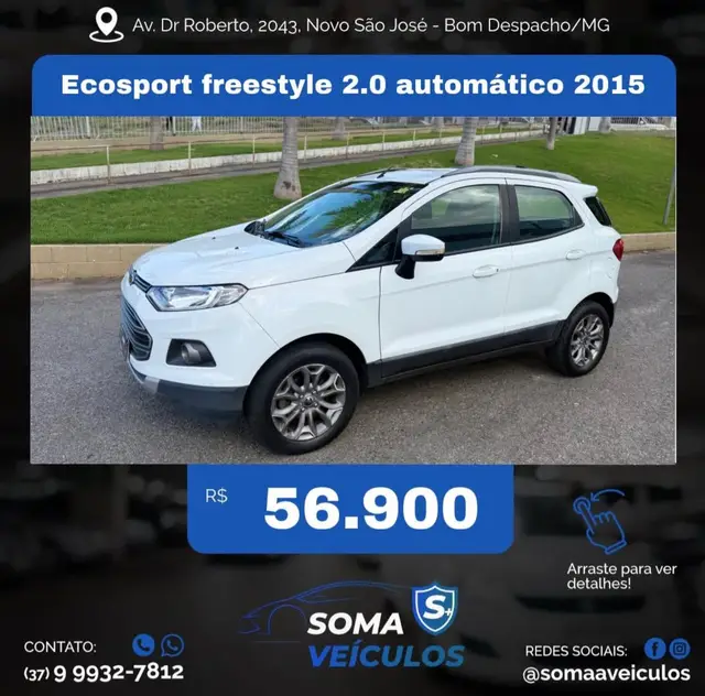Carro Ford EcoSport 2015 Ecosport Freestyle Powershift 2.0 16V (Flex)