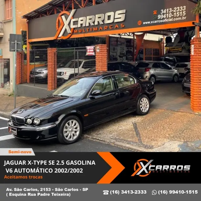 Carro Jaguar X-Type 2002 X Type 2.5 V6