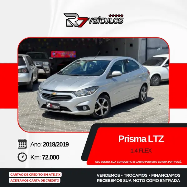 Carro Chevrolet Prisma 2019 1.4 SPE/4 Eco LTZ Auto