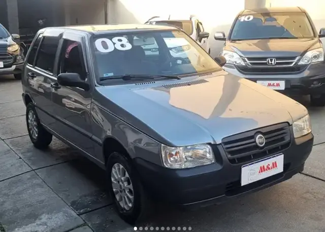 Carro Fiat Uno Mille 2008 Fire 1.0 (Flex) 4P