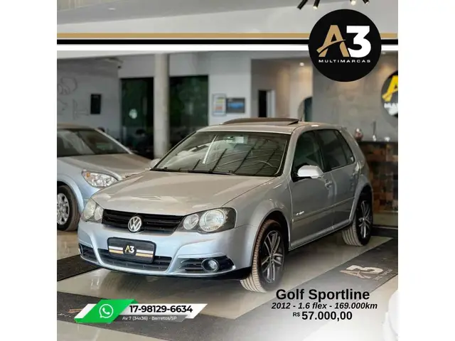 Carro Volkswagen Golf 2012 Sportline 1.6 (Flex)