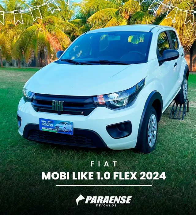 Carro Fiat Mobi 2024 Like 1.0