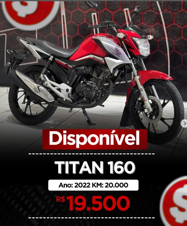 Carro Honda CG 160 2022 Titan