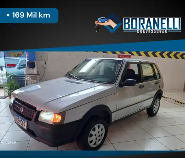 Carro Fiat Uno Mille 2007 Fire 1.0 (Flex)