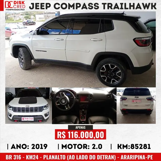 Carro Jeep Compass 2019 2.0 TDI Trailhawk 4WD (Aut)