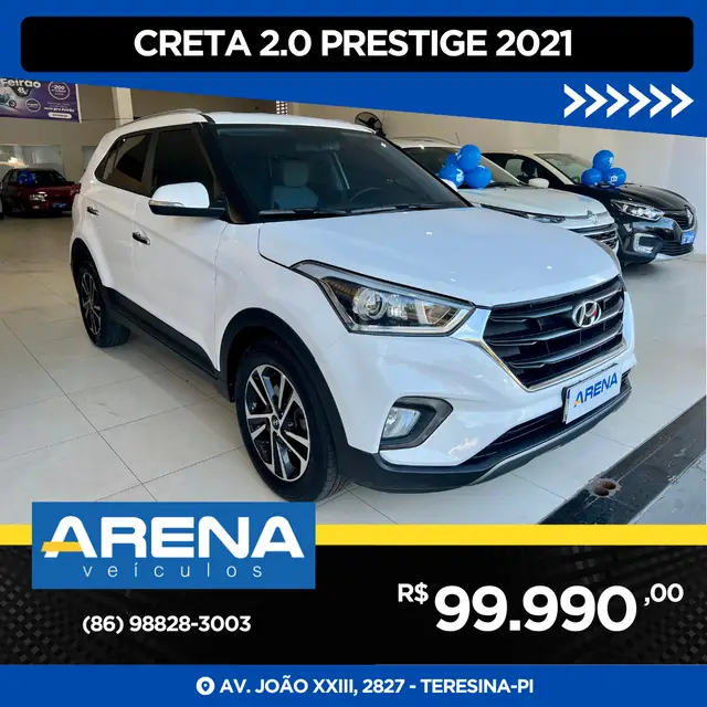 Carro Hyundai Creta 2021 Prestige 2.0 (Aut) (Flex)