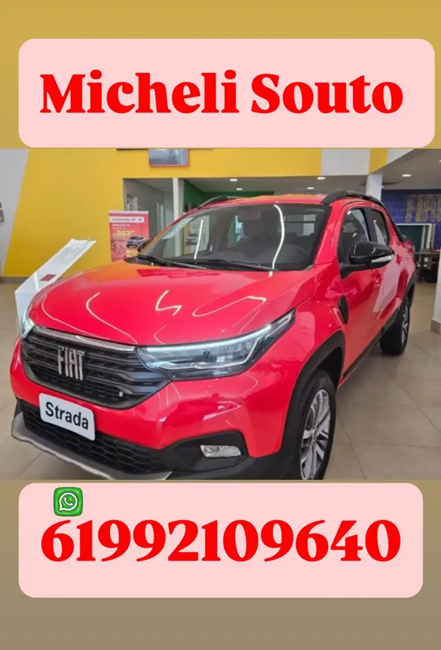 Carro Fiat Strada 2025 Volcano 1.3 Flex 8V CD Aut.