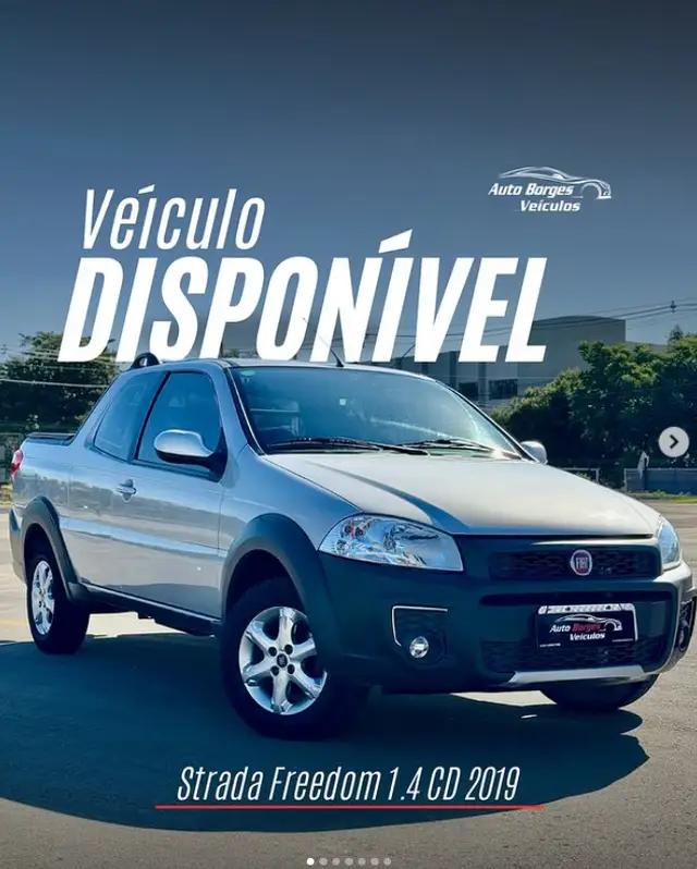 Carro Fiat Strada 2019 Freedom 1.4 CD (Flex)