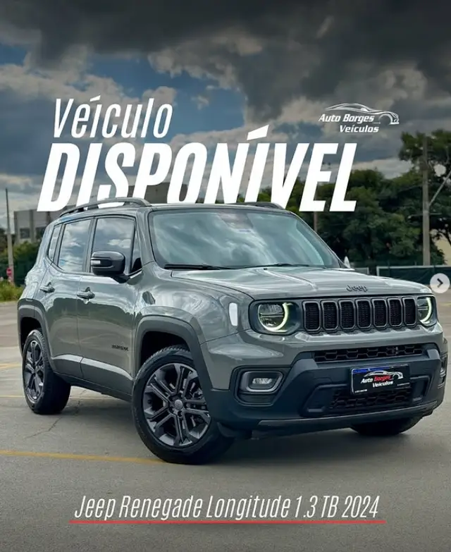 Carro Jeep Renegade 2024 Longitude T270 1.3 Turbo 4x2