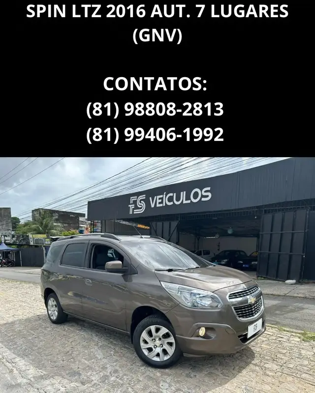 Carro Chevrolet Spin 2016 LTZ 7S 1.8 (Flex) (Aut)