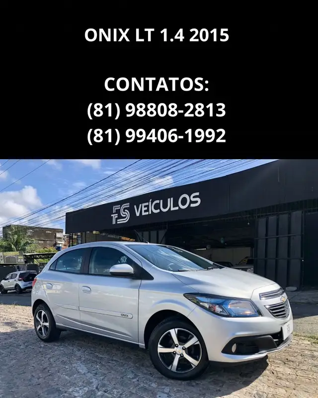 Carro Chevrolet Onix 2015 1.4 LT SPE/4