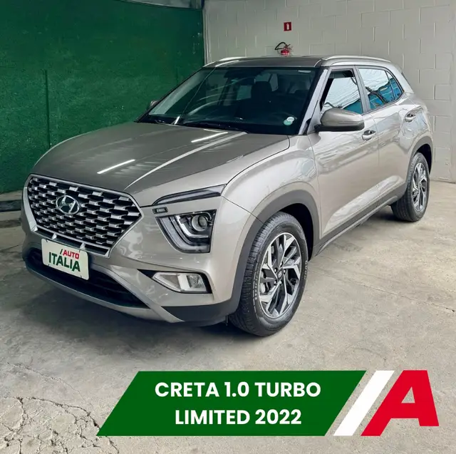 Carro Hyundai Creta 2022 Limited 1.0 Turbo (Aut) (Flex)