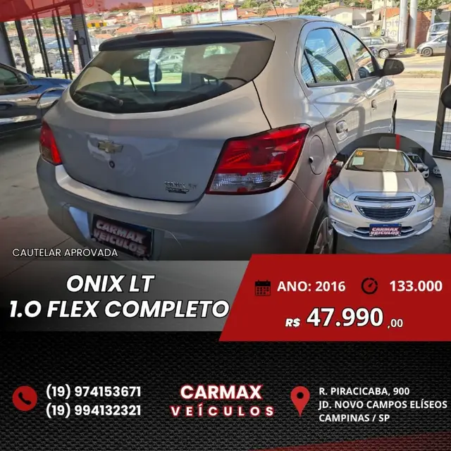 Carro Chevrolet Onix 2016 1.0 LT SPE/4