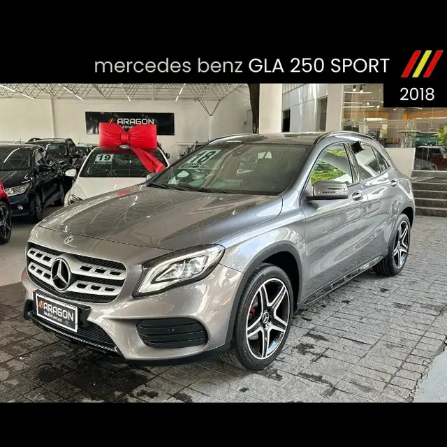 Carro Mercedes-Benz GLA 250  2018 GLA 250 Sport 2.0 TB 16V 4x2  211cv Aut.