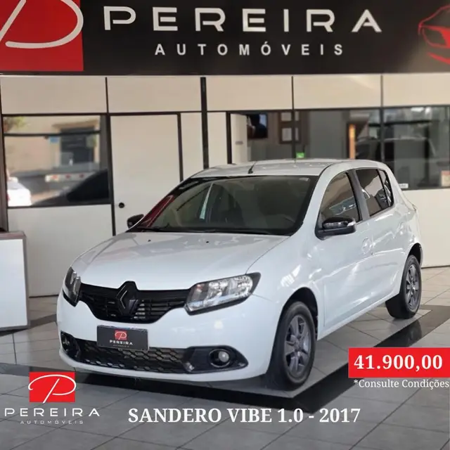 Carro Renault Sandero 2017 Vibe 1.0 12V SCe (Flex)