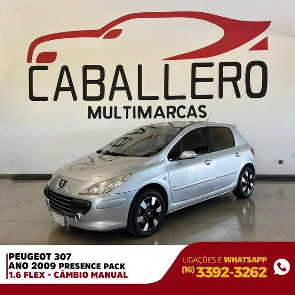 Carro Peugeot 307 2009 Hatch. Presence Pack 1.6 16V (flex)