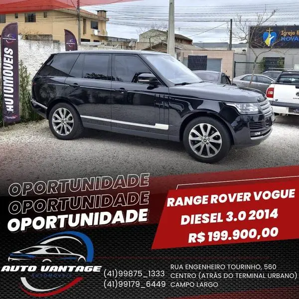 Carro Land Rover Range Rover Vogue 2014 HSE 3.0 TDV6 Diesel