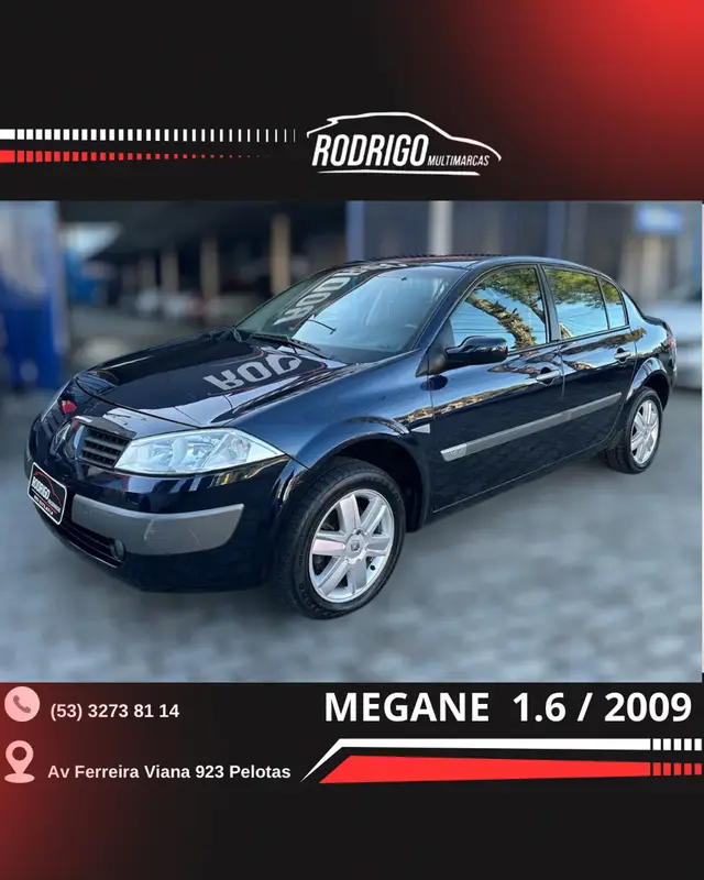 Carro Renault Megane Sedan 2009 Mégane Sedan Dynamique 1.6 16V (flex)