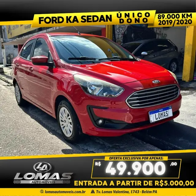 Carro Ford Ka Sedan 2020 SE Plus 1.0 (Flex)