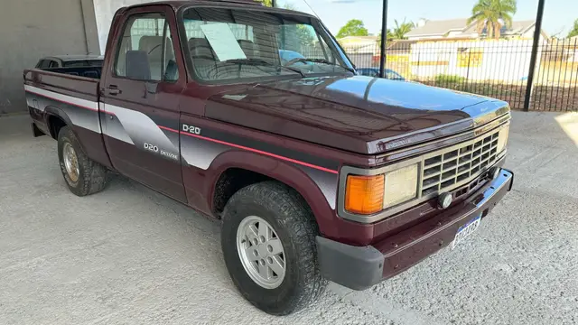 Carro Chevrolet D20 1992 Pick Up Custom Luxe 4.0 (Cab Simples)