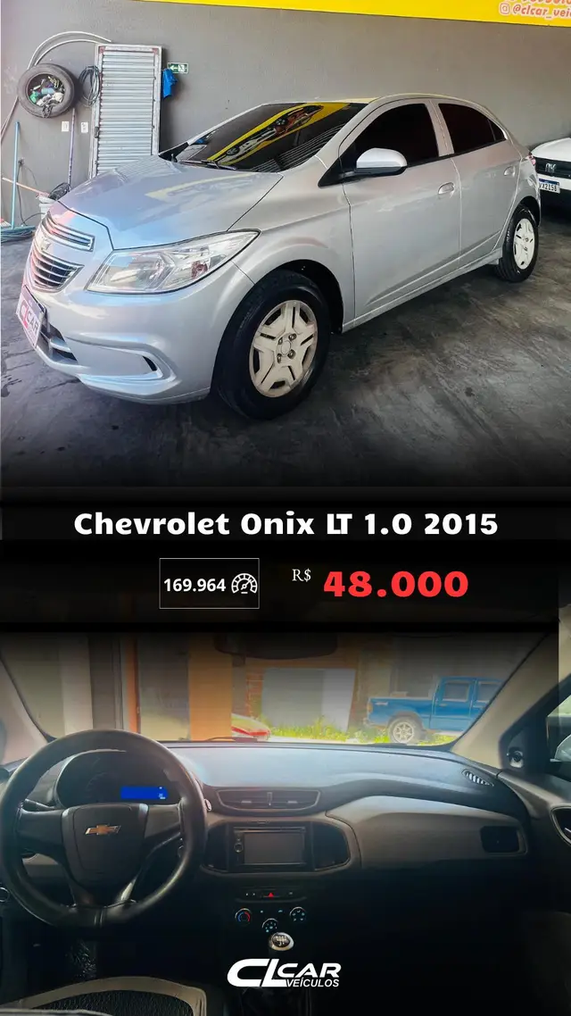 Carro Chevrolet Onix 2015 1.0 LT SPE/4